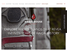 Tablet Screenshot of haidahouse.com
